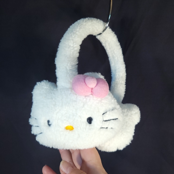 Sanrio Hello Kitty Fluffy Plush Earmuffs - Picture 7 of 8
